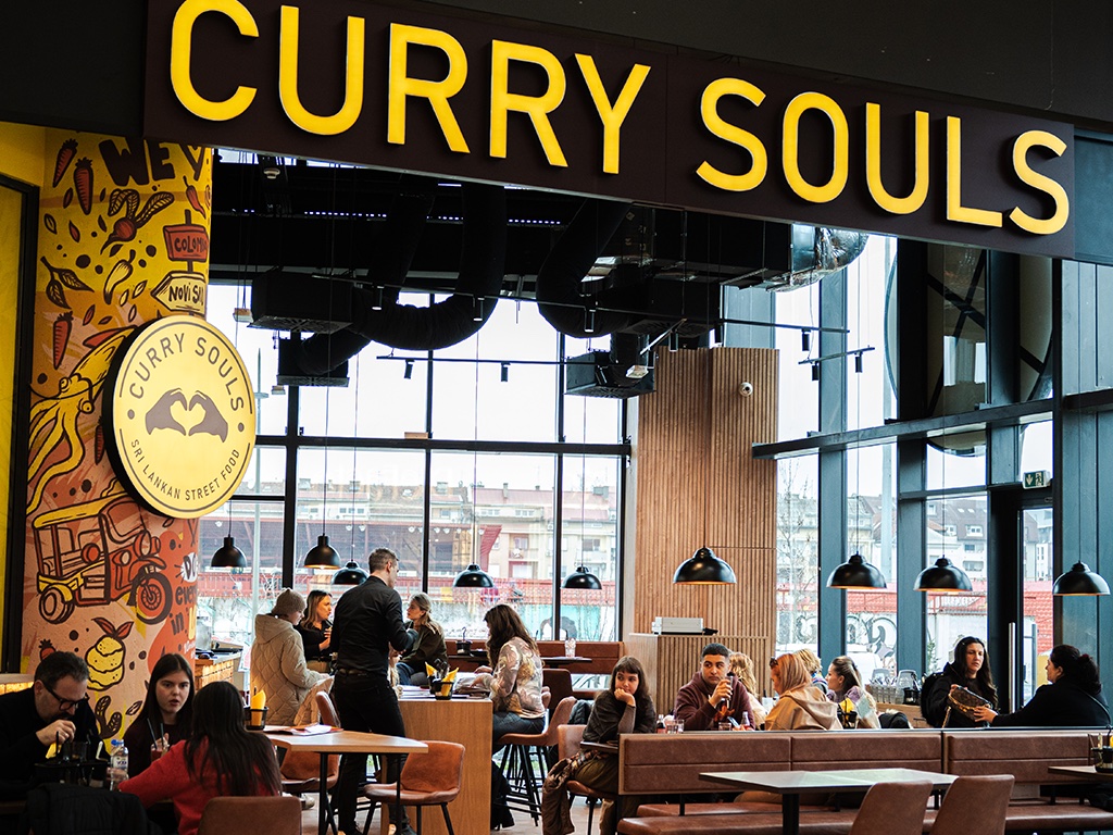Curry Souls restaurant in BIG Fashion, Novi Sad